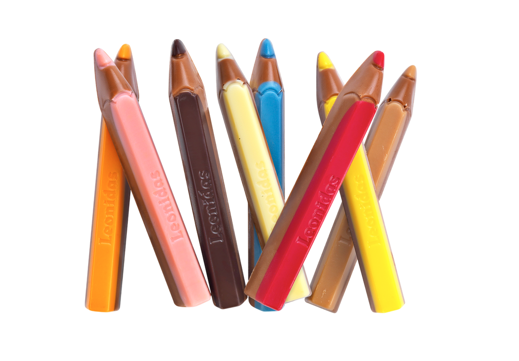Crayons en chocolat au lait Leonidas – 8 pièces